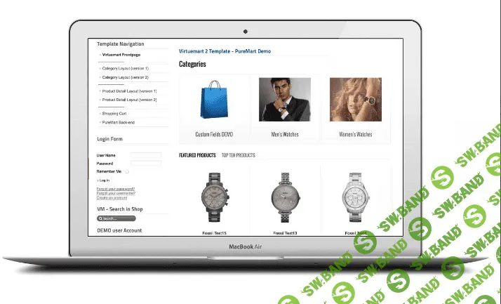 [Joomla] Шаблон Virtuemart 2 Template - PureMartVM 2.0.24) (2013)