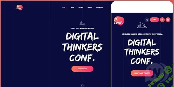 [joomlart] JA Conf v1.0.3 - современный шаблон Joomla для конференций