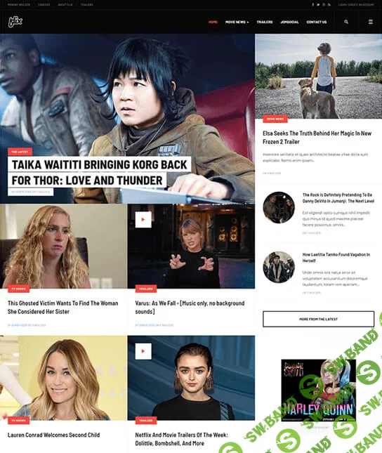 [Joomlart] JA Flix v1.0.1 - новости кино Joomla