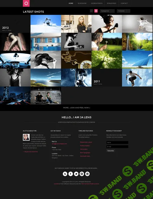 [joomlart] JA Lens v1.0.9 - шаблон сайта фотографа на Joomla