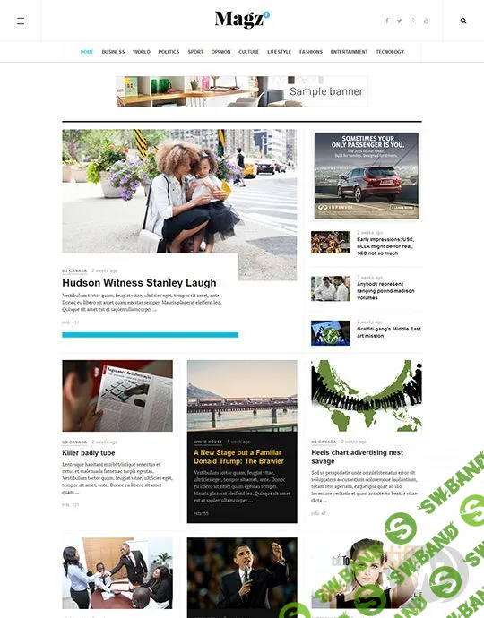 [joomlart] JA Magz II v1.0.7 - новостной шаблон для Joomla