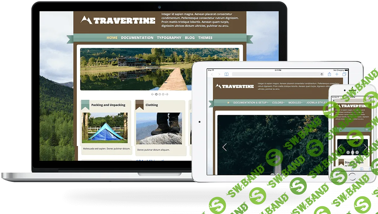 [Joomlashack] Travertine v2.7.11 - туристический шаблон для Joomla