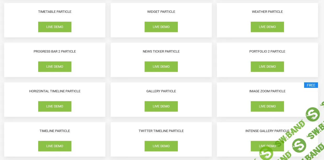 Joomlead Particles для Gantry 5