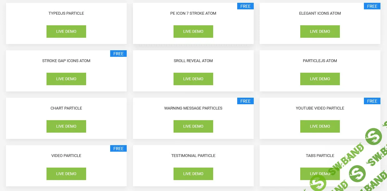 Joomlead Particles для Gantry 5