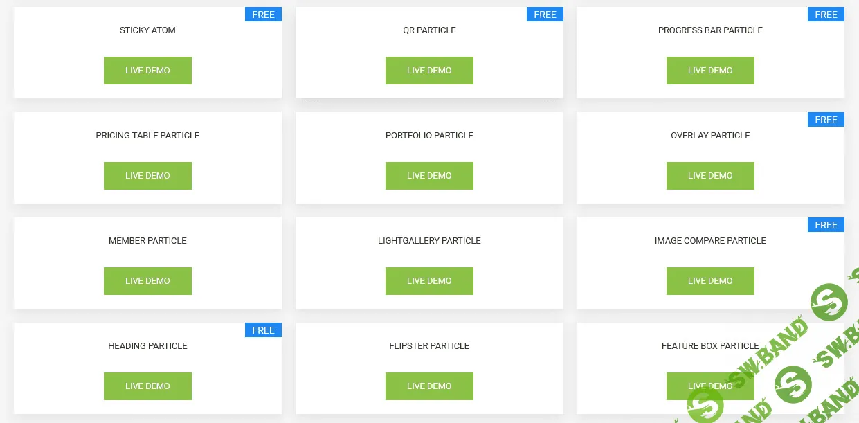 Joomlead Particles для Gantry 5