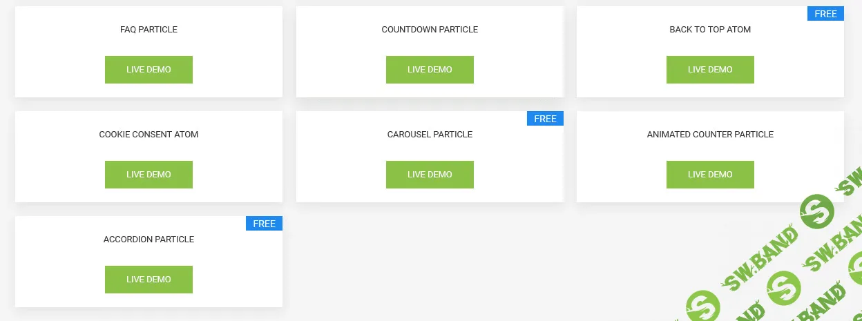 Joomlead Particles для Gantry 5