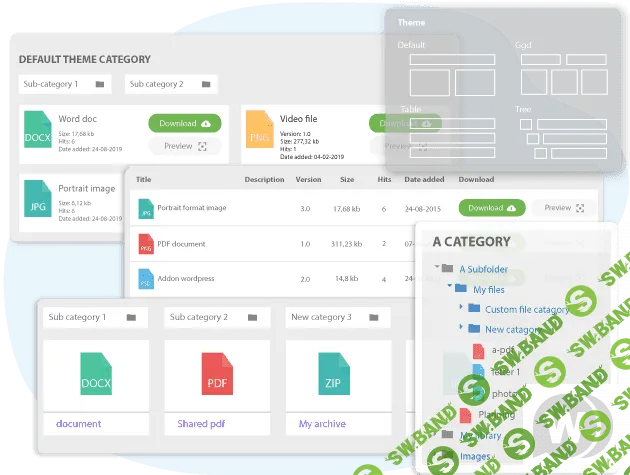 [Joomunited] WP File Download v4.8.4 - плагин для менеджера файлов WordPress