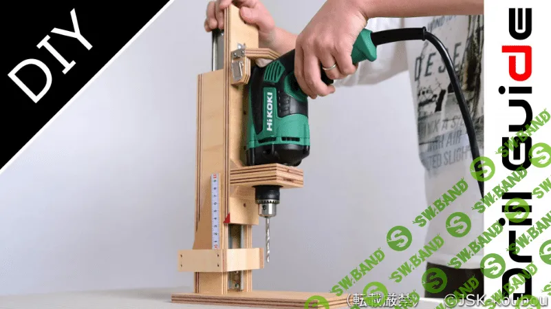 [JSK-koubou] Простой план сверлильного станка из фанеры своими руками (2023)