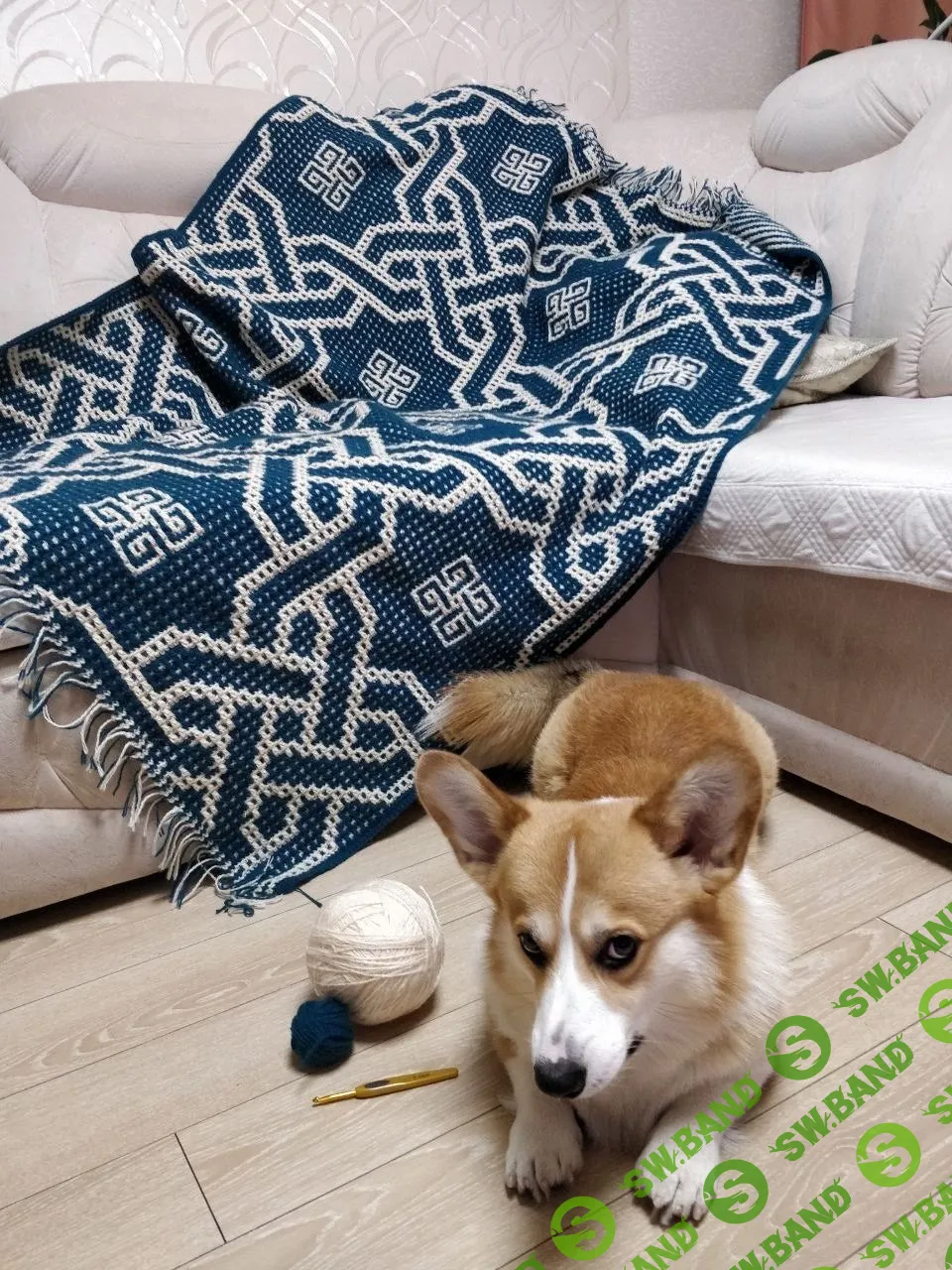 [Юлия Гендина] Кельтская пара - плед + подушка (2023)