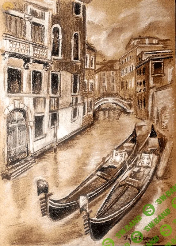 [Юлия Ромас] Секреты Мастеров - Запись вебинара  "Архитектурные зарисовки: Венеция" 05.09.2017