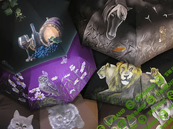 [Юлия Ромас] Видеокурс по росписи «Феерия зонтов» (6 мастер-классов) (2024)