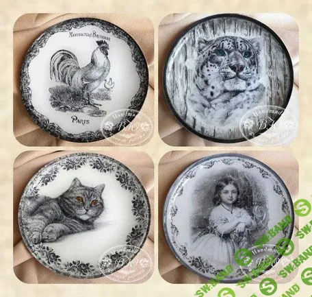 [Юлия Валько] Монохромная графика на стекле (2019)