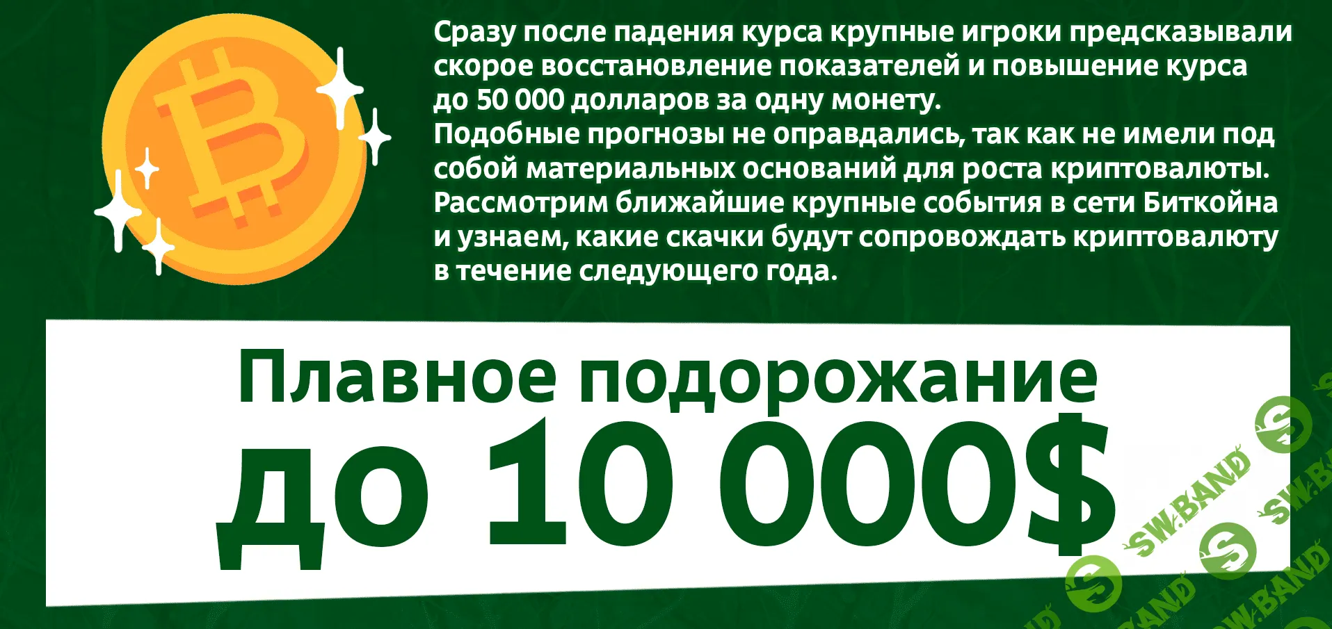 Как будет изменяться стоимость Биткойна в ближайший год