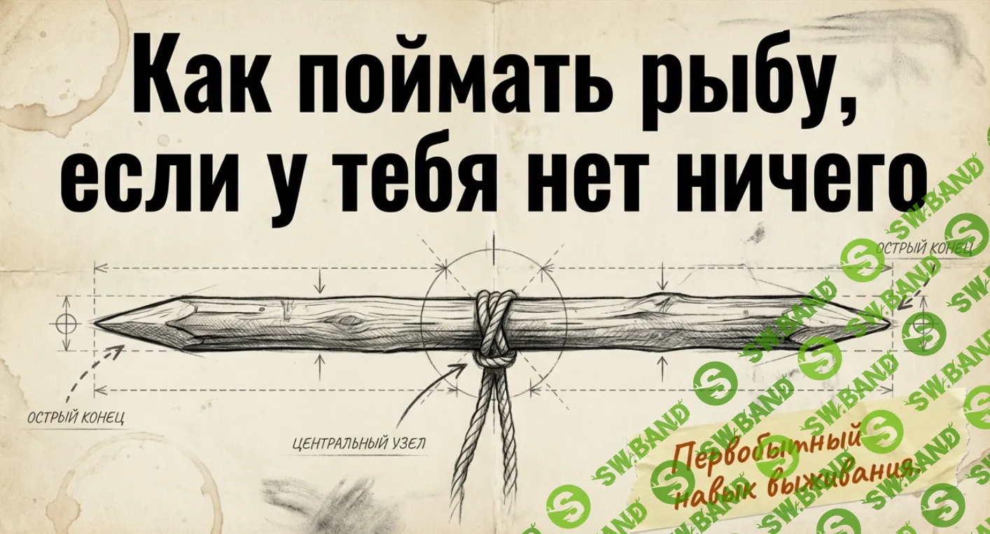 Как поймать рыбу, если у тебя нет ничего (навык выживания): PDF гайд