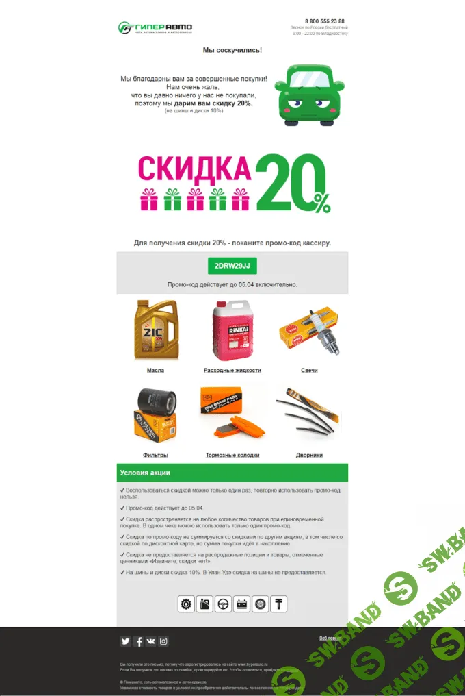 Как сеть автомагазинов Гиперавто увеличила выручку прямым маркетингом с ROI 316%
