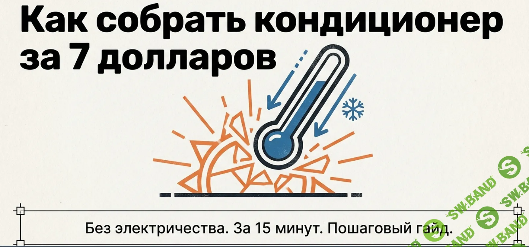 Как собрать кондиционер за $7. Без электричества. За 15 минут. Пошаговый гайд.