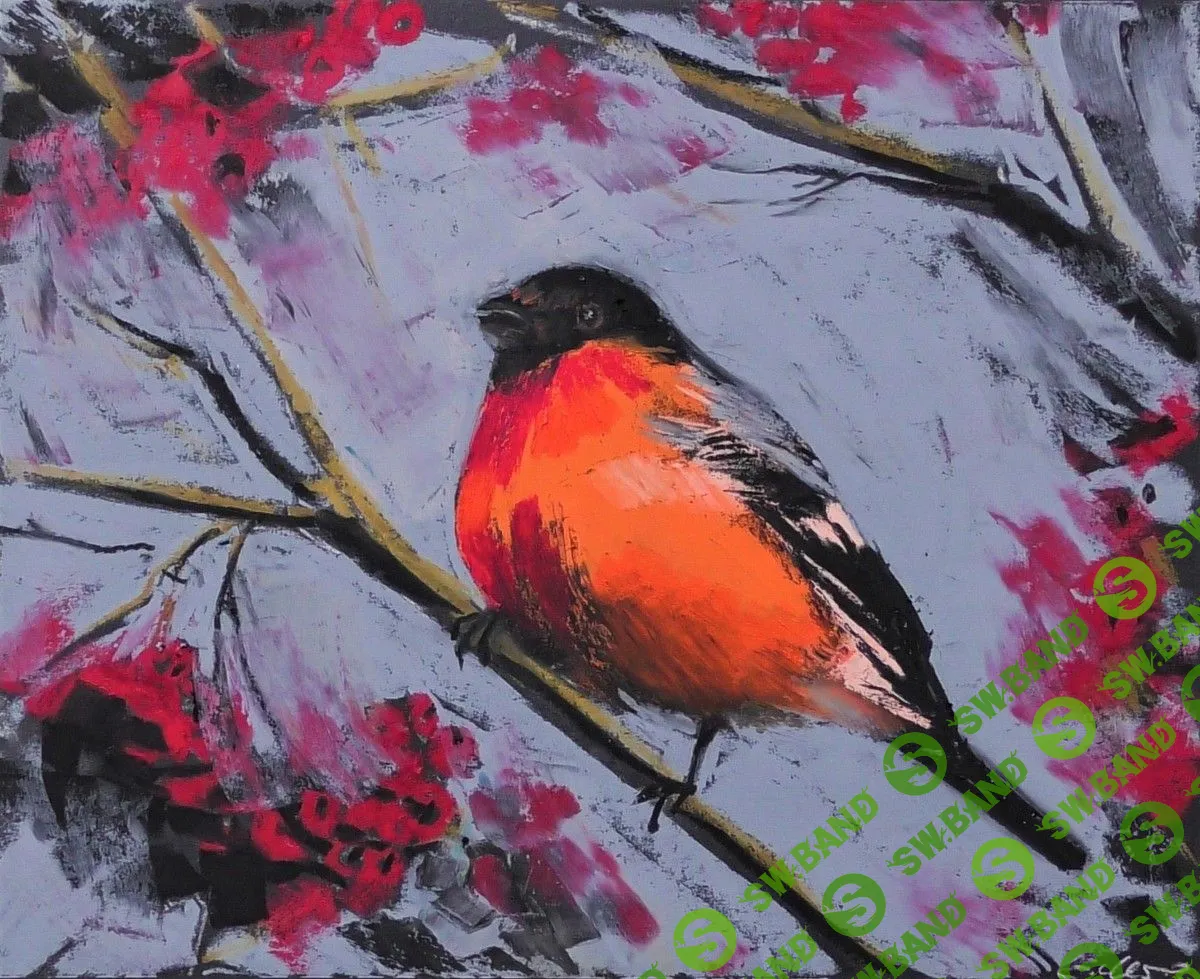 [KalachevaSchool (Е.Мельникова)] МК Рябиновый снегирь