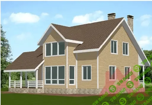 [KarkasDom] Проект каркасного дома Дубрава