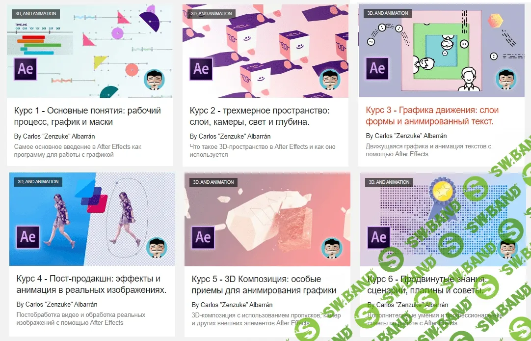 [Карлос Зензуке] Введение в After Effects (2020)