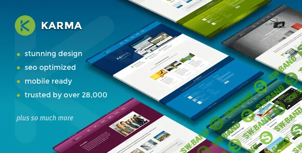 Karma 4.8.9 — бизнес / портфолио WooCommerce WordPress шаблон