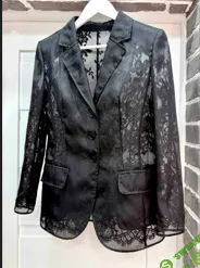 [Катерина Ковалевская] Жакет из органзы на гипюре (2025)