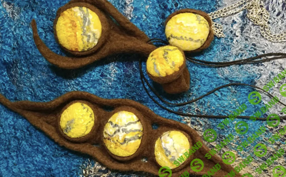 [Катя Ветрова] Камни в оправе. Техника создания украшений из войлока (2025)