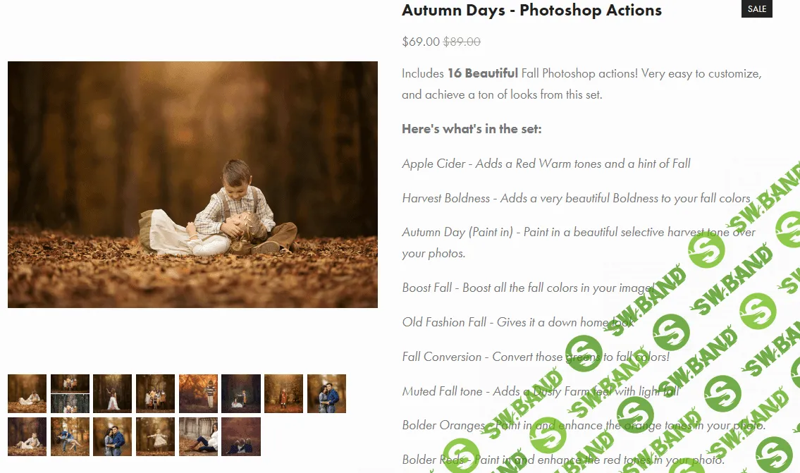 [KCC] Autumn Days - Photoshop Actions