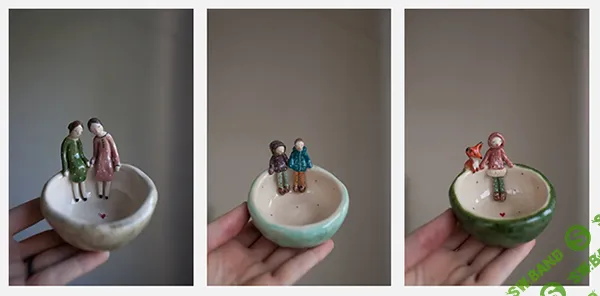 [Керамика] Люди на блюде [Надежда Ивкова]