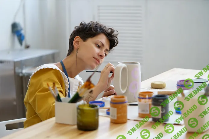 [Керамика] Расписная Ваза [Zorca ceramica] [Лиза Зорова]