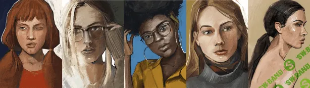 [Кирилл Назаров] Марафон «Стилизованный ДИДЖИТАЛ-ПОРТРЕТ пастелью на iPad» (2020)