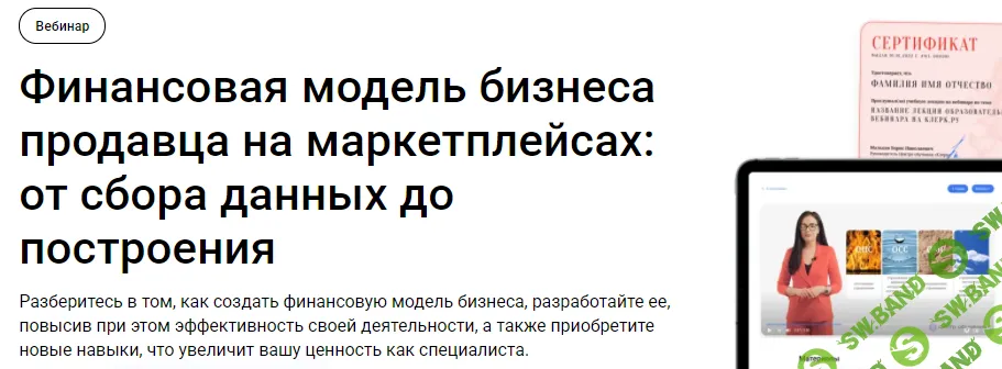 [klerk, Екатерина Ярушкина] Финансовая модель бизнеса продавца на маркетплейсах: от сбора данных до построения (2025)