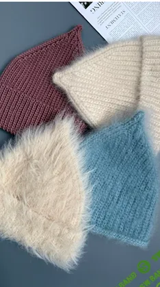 [knits_kate, Екатерина Хмелидзе] Шапка с пипкой Rashel (2025)