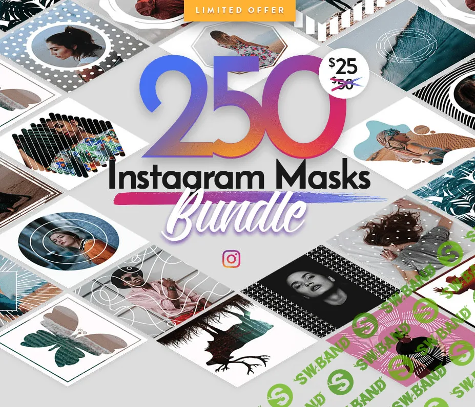 Коллекция из 250 масок для Инстаграм - InstaMask Ultimate Collection