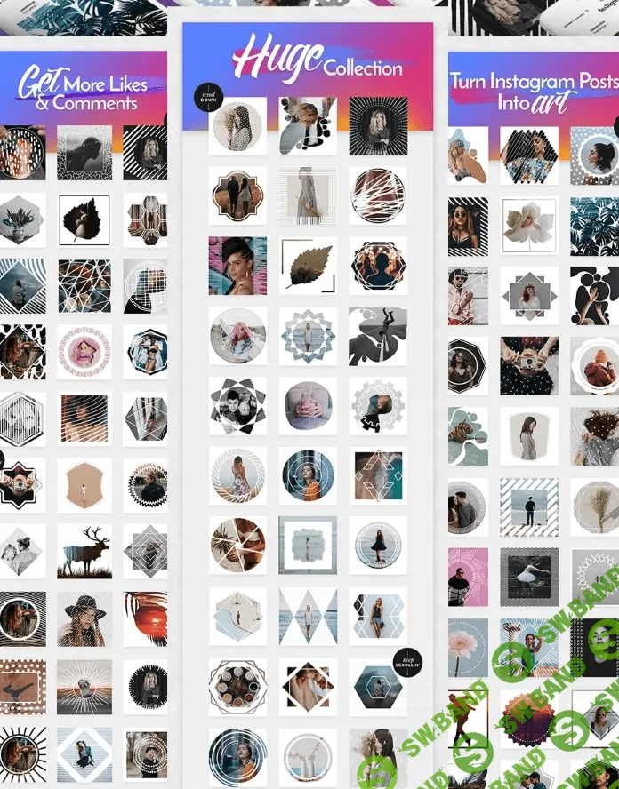 Коллекция из 250 масок для Инстаграм - InstaMask Ultimate Collection