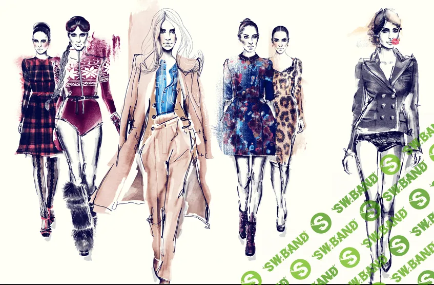 Коммерческая fashion-иллюстрация