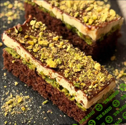 [konfect, Ксения Нохрина] Пирожное Дубайский шоколад - десерт с фисташкой и нутеллой (2025)