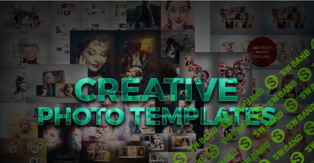 Креативные шаблоны для фотографий [psd]