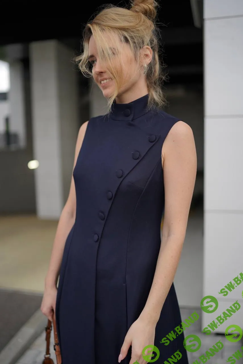 [Кристина Юсупова] Платье ассиметричное без рукавов Adalin B. Размер 42-54. Рост 162-166 (2023)