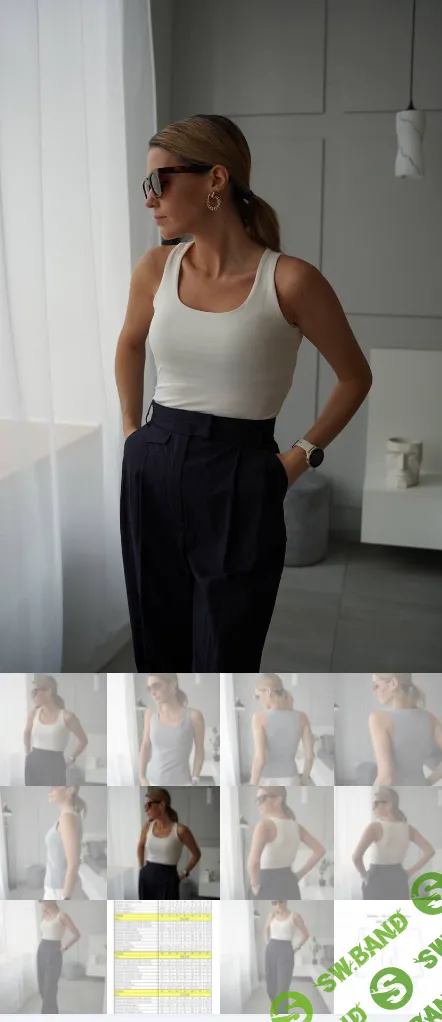 [Кристина Юсупова] Топ/майка Nicole R. Размер 40-52. Рост 162-166 (2024)