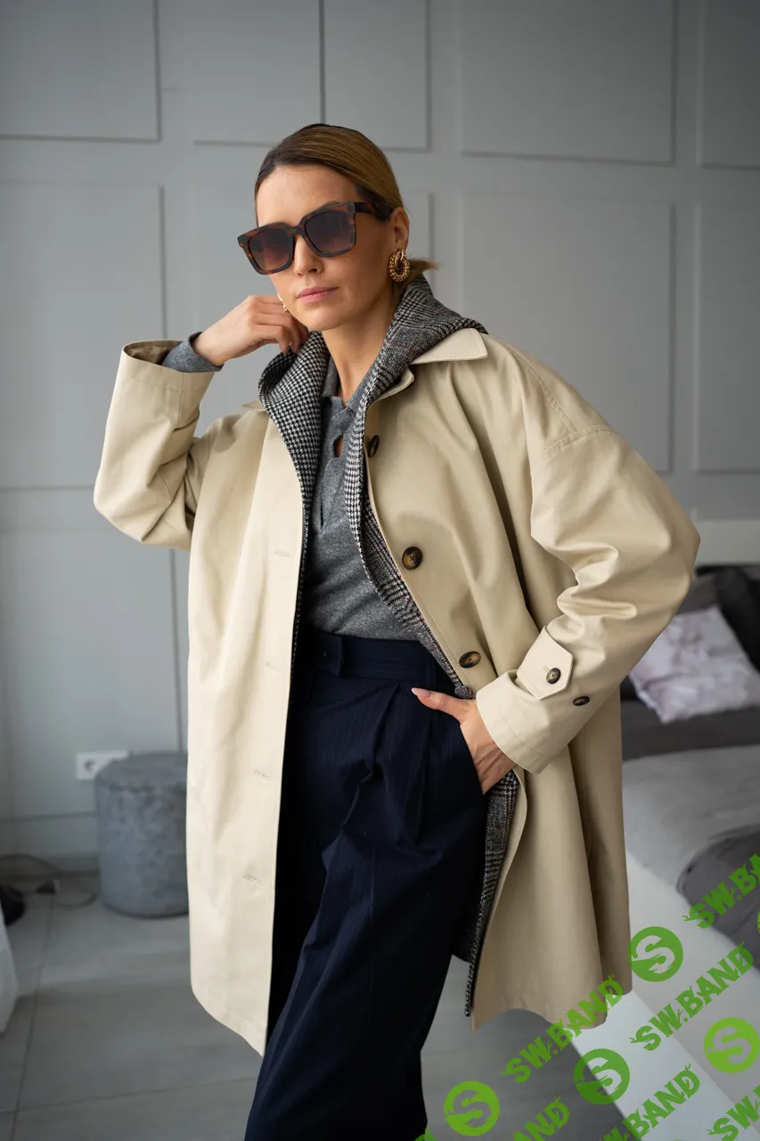 [Кристина Юсупова] Тренч прямой Rachel D. Размер 42-52. Рост 162-166 (2024)