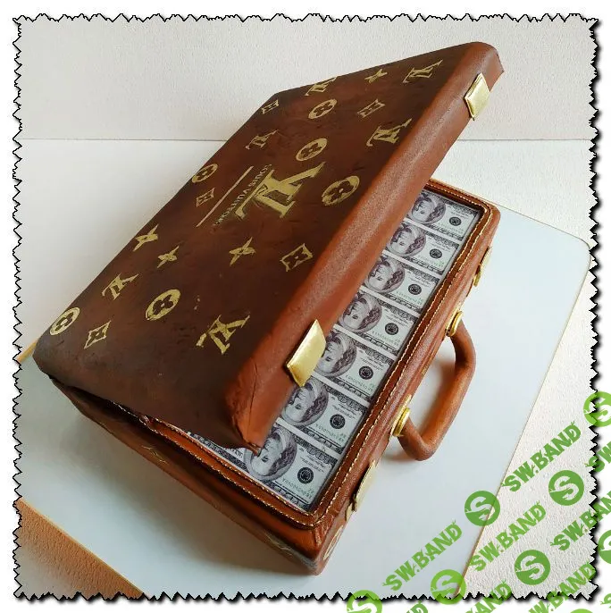 [Ксения Енакиевская] Оригинальный Торт «Чемодан с деньгами»