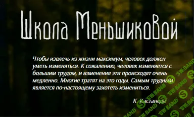 [Ксения Меньшикова] Тренинг «Цели и ценности», аудио (4 дня)