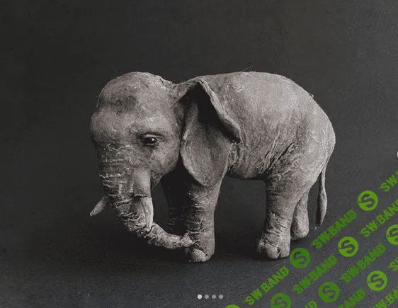 [Ксения Решетникова] [Ватная игрушка] Слоник (2022)