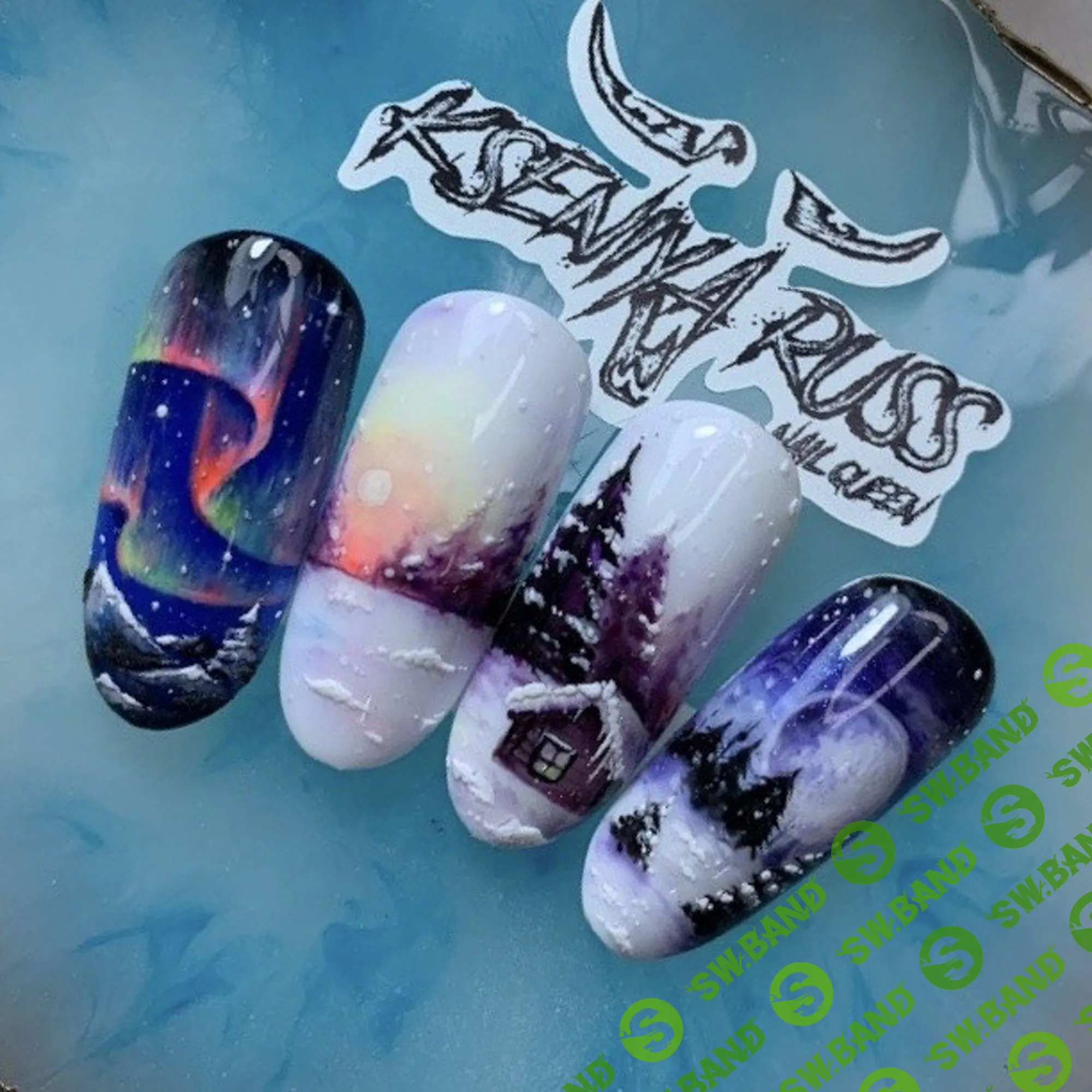 [Kseniya Russ] Аэрография на ногтях (2019)