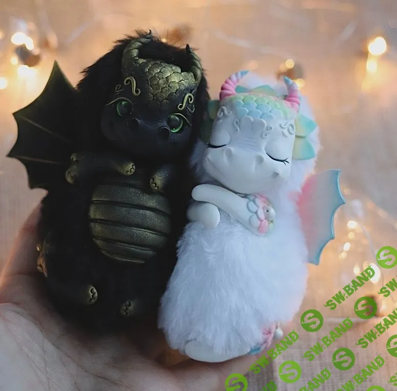 [Куклы] Дракон. Игрушка в смешанной технике [Sweet Craft] [Саша Вихарева]