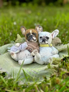 [Куклы] Французский бульдог [Татьяна Баканова]