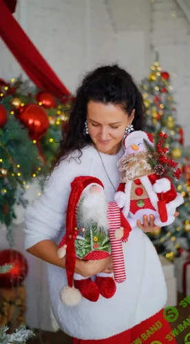 [Куклы] Снеговик + Гном [Ulitkadeco] [Ульяна Костецкая]