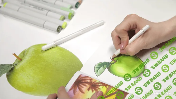 курс «Тревел-бук: рисуем маркерами»