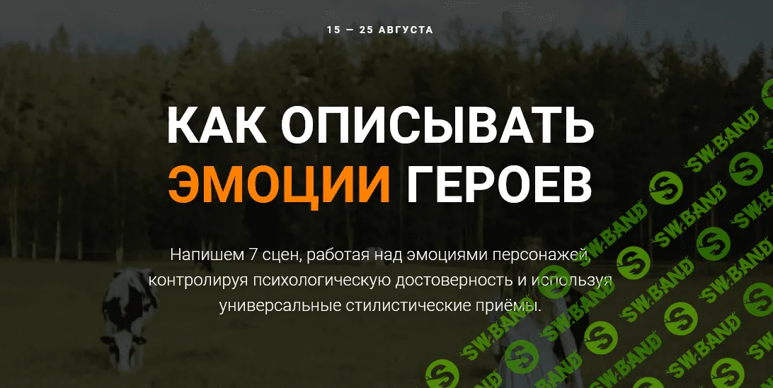 [Курсы писательского мастерства] Как описывать эмоции героев (2022)