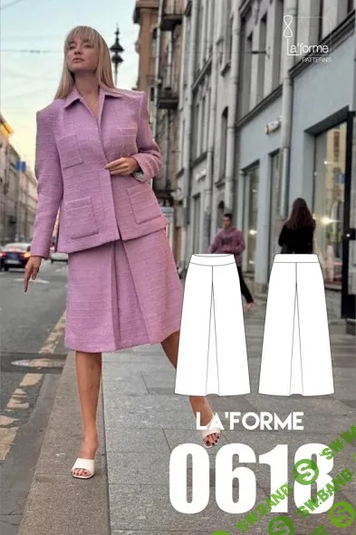 [LaForme] Юбка 0618. Размеры 44,46,48,50. Рост 170 (2024)